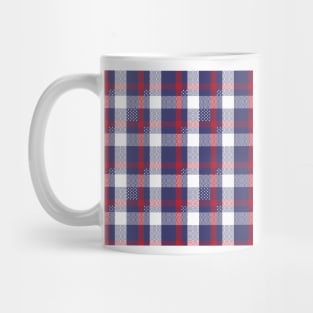 4 th of July Plaids , Tartans , Checks Mug